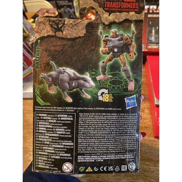 Transformers Hasbro Kingdom War For Cybertron Core Class Rattrap New - Picture 2 of 2